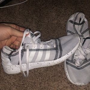 White Adidas Casual Shoes